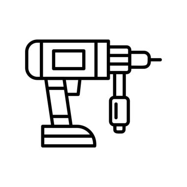 Drilling Machine Creative Icons Desig