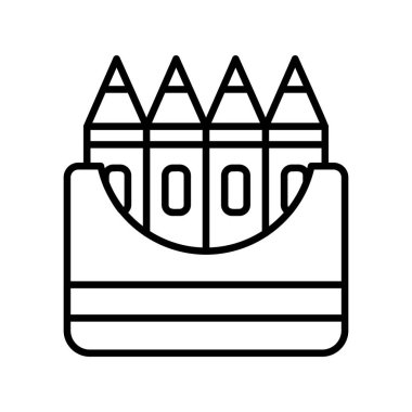 Crayons Creative Icons Desig