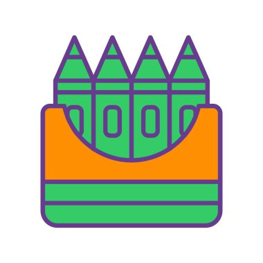 Crayons Creative Icons Desig