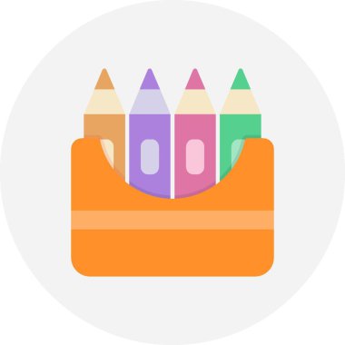 Crayons Creative Icons Desig