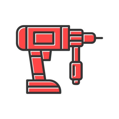 Drilling Machine Creative Icons Desig