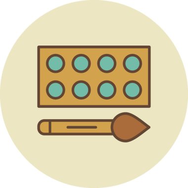 Watercolor Creative Icons Desig