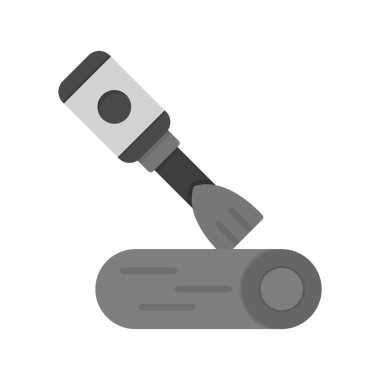 Wood Carving Creative Icons Desig