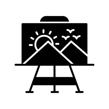 Paint Canvas Creative Icons Desig