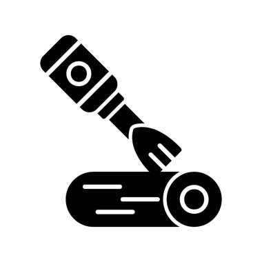 Wood Carving Creative Icons Desig