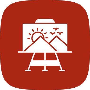 Paint Canvas Creative Icons Desig