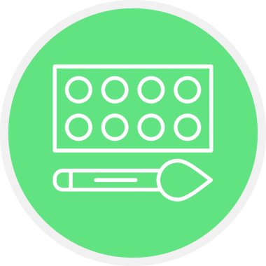 Watercolor Creative Icons Desig