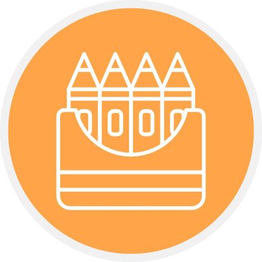 Crayons Creative Icons Desig