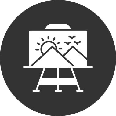 Paint Canvas Creative Icons Desig