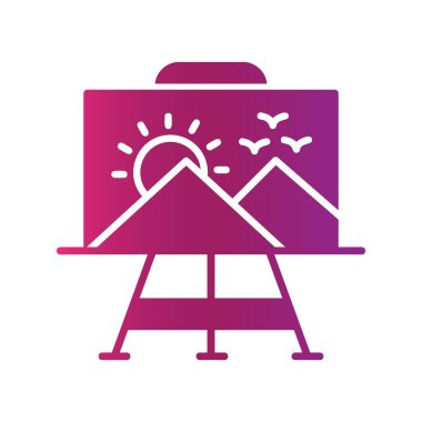 Paint Canvas Creative Icons Desig