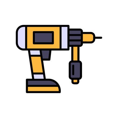 Drilling Machine Creative Icons Desig
