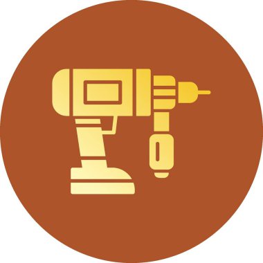 Drilling Machine Creative Icons Desig