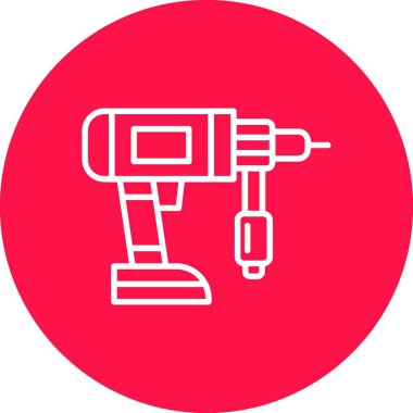 Drilling Machine Creative Icons Desig