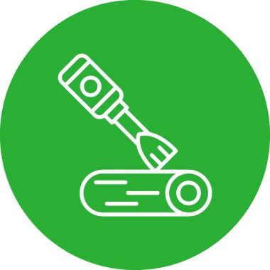 Wood Carving Creative Icons Desig