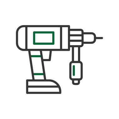 Drilling Machine Creative Icons Desig