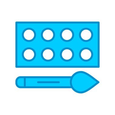 Watercolor Creative Icons Desig