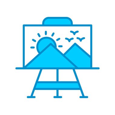 Paint Canvas Creative Icons Desig