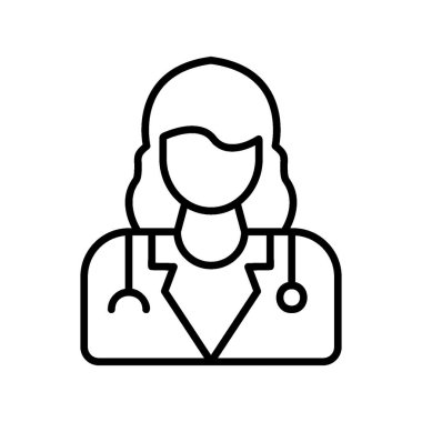 Lady Doctor Creative Icons Desig