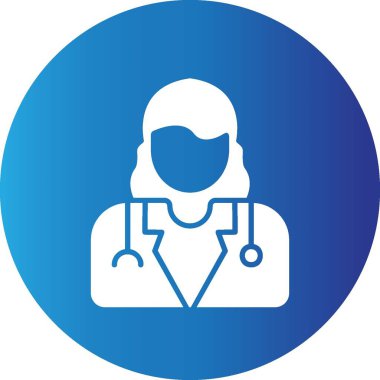 Lady Doctor Creative Icons Desig