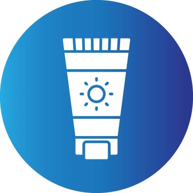 Sunscreen Creative Icons Desig