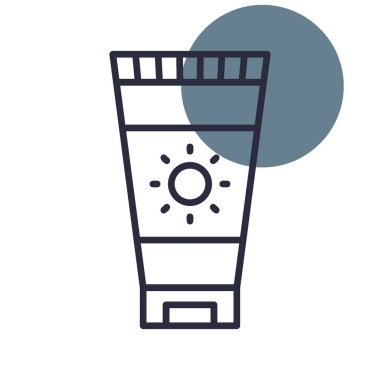 Sunscreen Creative Icons Desig