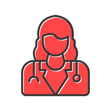 Lady Doctor Creative Icons Desig
