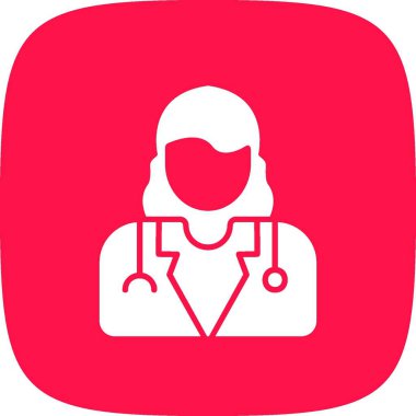 Lady Doctor Creative Icons Desig