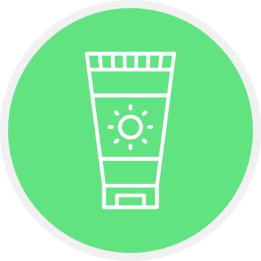 Sunscreen Creative Icons Desig