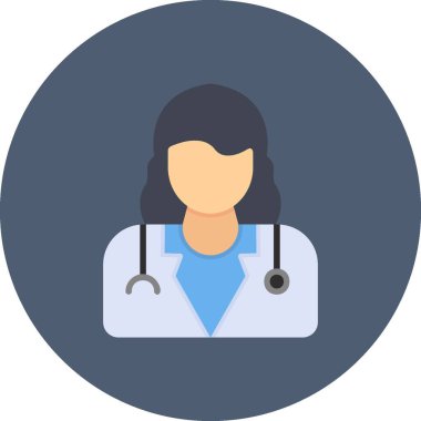 Lady Doctor Creative Icons Desig