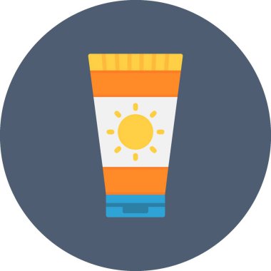 Sunscreen Creative Icons Desig