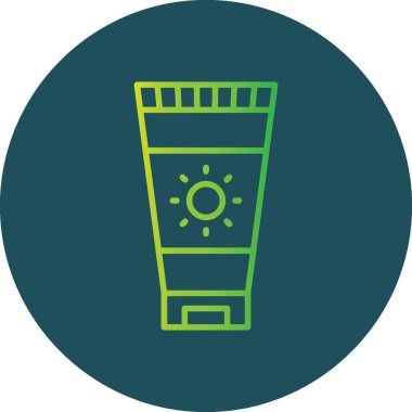 Sunscreen Creative Icons Desig