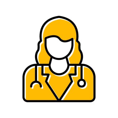 Lady Doctor Creative Icons Desig