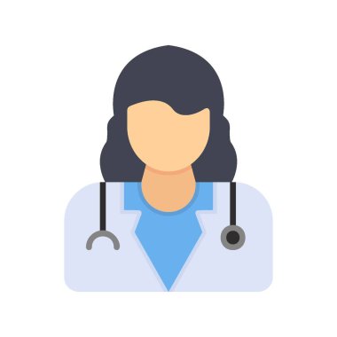 Lady Doctor Creative Icons Desig