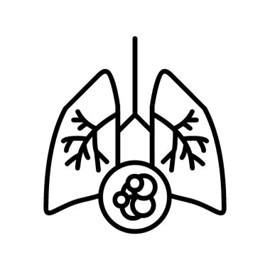 Lung Cancer Creative Icons Desig