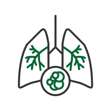 Lung Cancer Creative Icons Desig