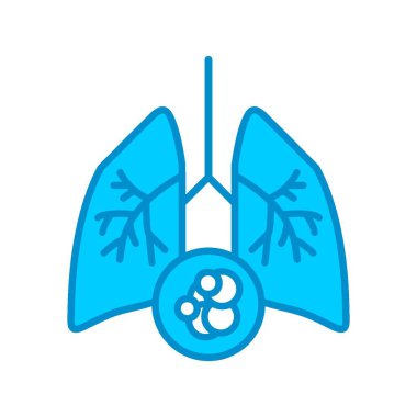 Lung Cancer Creative Icons Desig