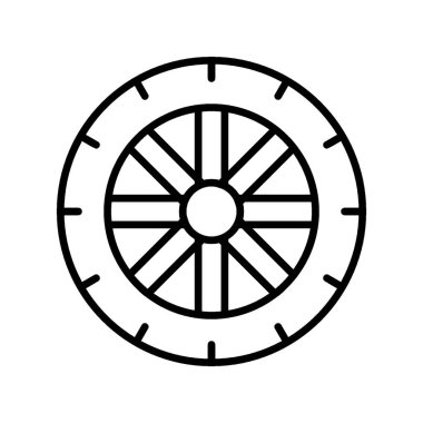 Tekerlek Yaratıcı Simgeler Tasarımı