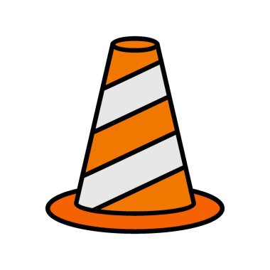 Trafik Konisi Yaratıcı Simgeler Tasarımı