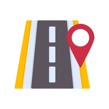 Yol Konumu Yaratıcı Simgeler Tasarımı