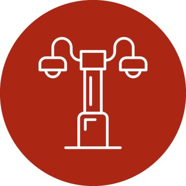 Sokak Işığı Yaratıcı Simgeler Tasarımı