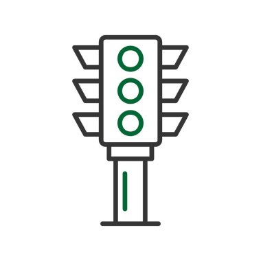 Trafik Işığı Yaratıcı Simgeler Tasarımı