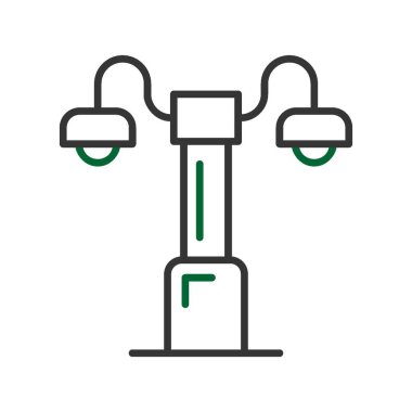 Sokak Işığı Yaratıcı Simgeler Tasarımı