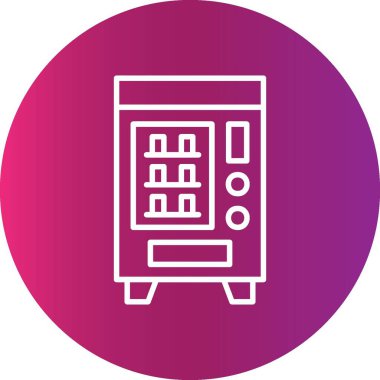 Satış Makinesi Yaratıcı Simgeler Tasarımı