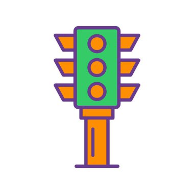 Trafik Işığı Yaratıcı Simgeler Tasarımı