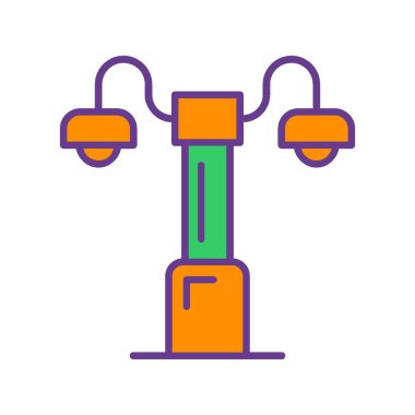 Sokak Işığı Yaratıcı Simgeler Tasarımı