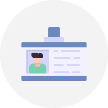 Sürücü Lisansı Yaratıcı Simgeler Tasarımı