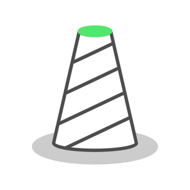 Trafik Konisi Yaratıcı Simgeler Tasarımı