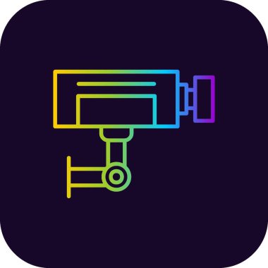 CCTV Kamera Yaratıcı Simgeler Tasarımı