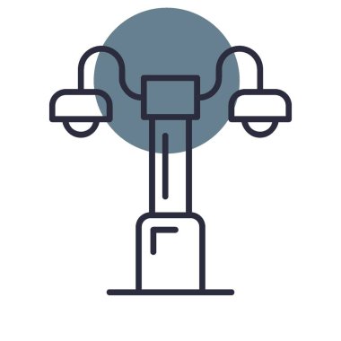 Sokak Işığı Yaratıcı Simgeler Tasarımı