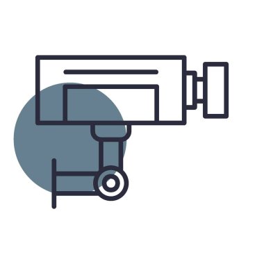 CCTV Kamera Yaratıcı Simgeler Tasarımı